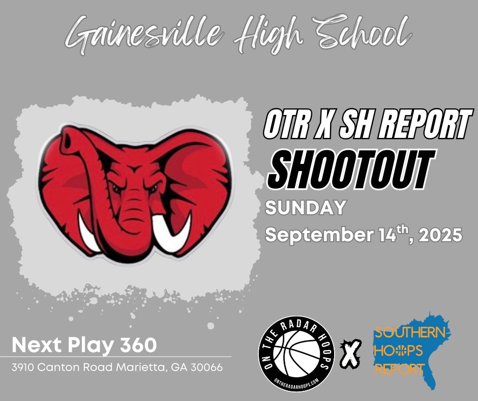 DrKrisWatkins's tweet image. The @OTRHoops X @SHReport Fall Shootout
🗓️Sunday SEPT 14th
📍Next Play 360
@RedElephant_MBB will be there!
HS Coaches Register Your Team/College Coaches & Media Pre-Register for credentials Here:
ontheradarhoops.com/otr-shootout/