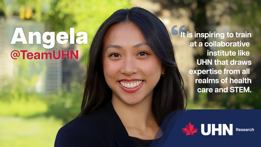 UHN_Research's tweet image. Meet Angela Zhou, a PhD candidate in Dr. Vasconcelos’s (@YYZscientist) lab @UHN and one of the 2025 Vanier Scholars.  

Read about her research in #revascularization, what excites her most about being a research trainee at UHN, and her interests. ❤️‍🩹

🔗: uhnresearch.ca/news/angela-te…