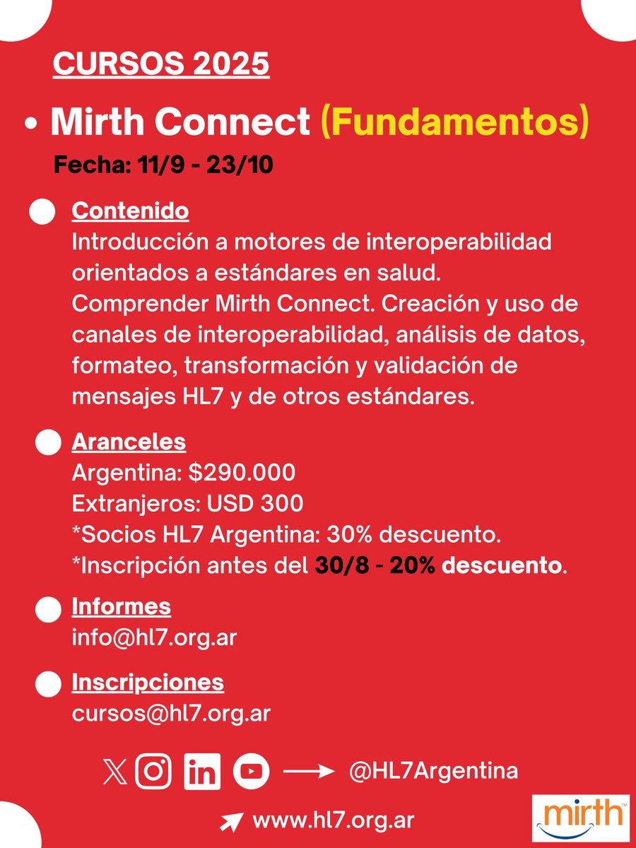 HL7 Argentina tweet media