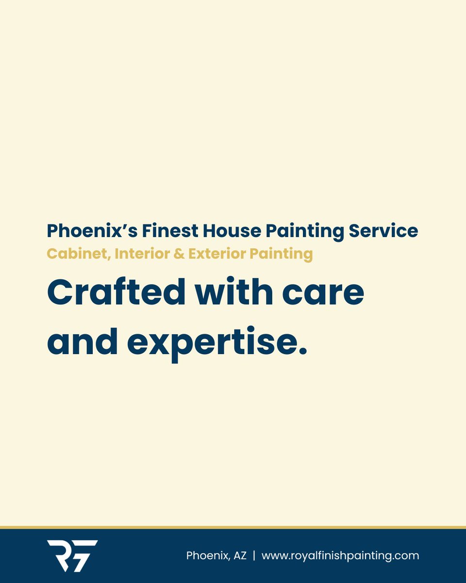 At Royal Finish Painting, every project is crafted with care and expertise. From surface prep to the final coat, we pay attention to the smallest details to ensure a finish that lasts.

Serving Phoenix and Scottsdale:
📱 602-497-2199
📧 danny@royalfinishpainting.com