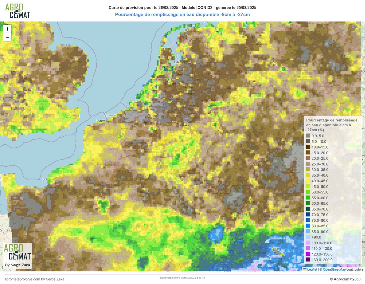 SergeZaka's tweet image. [Nouveau] AgroClimat2050 continue dans l'innovation mondiale avec dorénavant la prévision de risques de feux de forêts et la sécheresse des sols sur plusieurs niveaux. Dans les jours à venir, nous allons frapper très fort :
➡️ Vitesse de croissance et risque de brulure foliaire…
