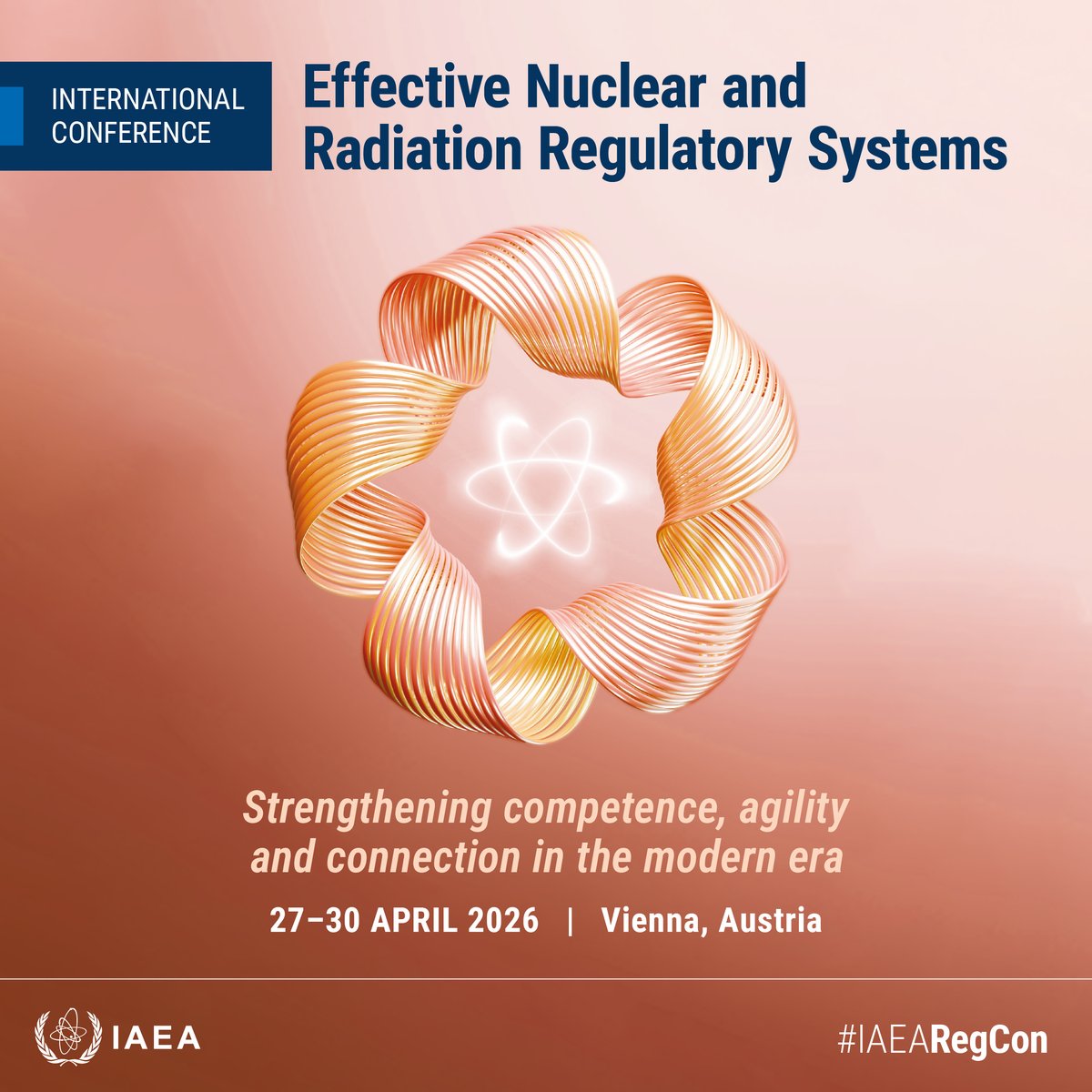Your ideas can help improve the resilience, transparency, and responsiveness of nuclear and radiation regulatory systems worldwide.

📢 Submit your paper on strengthening regulatory practices and join us at the conference in Vienna.

🔗 atoms.iaea.org/4lgNvgS