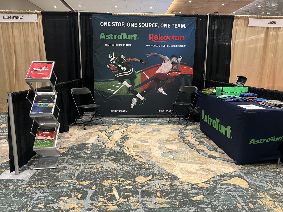 Stop by booth 413 and check out <a href="/AstroTurfUSA/">AstroTurf</a>  and <a href="/RekortanTracks/">Rekortan</a> here at the 2025 Florida Recreation &amp; Park Association Conference. #FRPA #itstartsinparks #turf #running