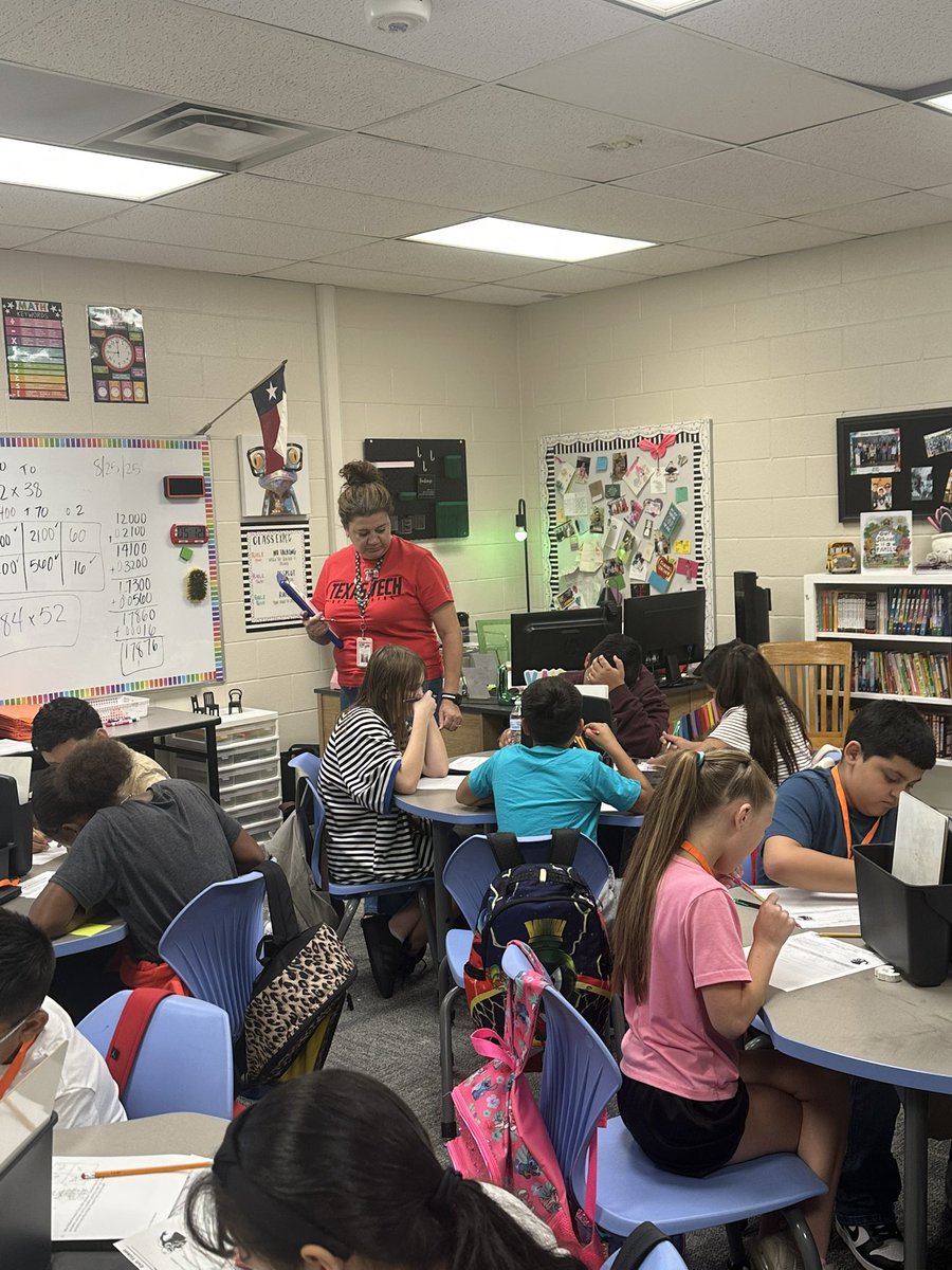 Alaina_Boaz's tweet image. Immediate feedback + multiple strategies = @WeAreBonhamElem Tigers are crushing math today! 🐯💡 #MidlandISDMath #BonhamTigers #ExcellenceinAction