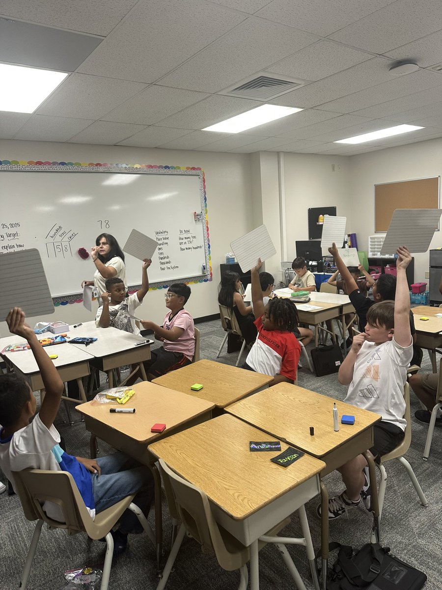 Alaina_Boaz's tweet image. Immediate feedback + multiple strategies = @WeAreBonhamElem Tigers are crushing math today! 🐯💡 #MidlandISDMath #BonhamTigers #ExcellenceinAction