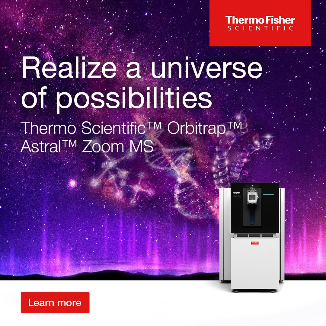 Thermo Scientific™ Orbitrap™ Astral™ Zoom Mass Spectrometer excels in nDIA, DDA, SQUAD, Hybrid DIA, and PRM experiments. Achieve superior quantitation and discovery. Learn more. &gt;&gt; 
spr.ly/6019N7r7H