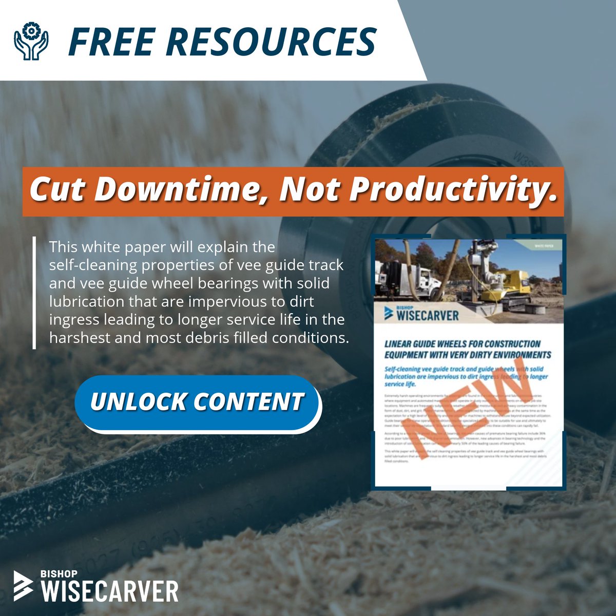 BWCnews's tweet image. Is debris slowing you down? ⌛ Our latest #whitepaper shows how self-cleaning vee guide track systems with solid lubrication cut #downtime, reduce wear, and keep equipment running in dirty, demanding environments.

📄 Stop downtime before it starts → hubs.li/Q03CNPzx0