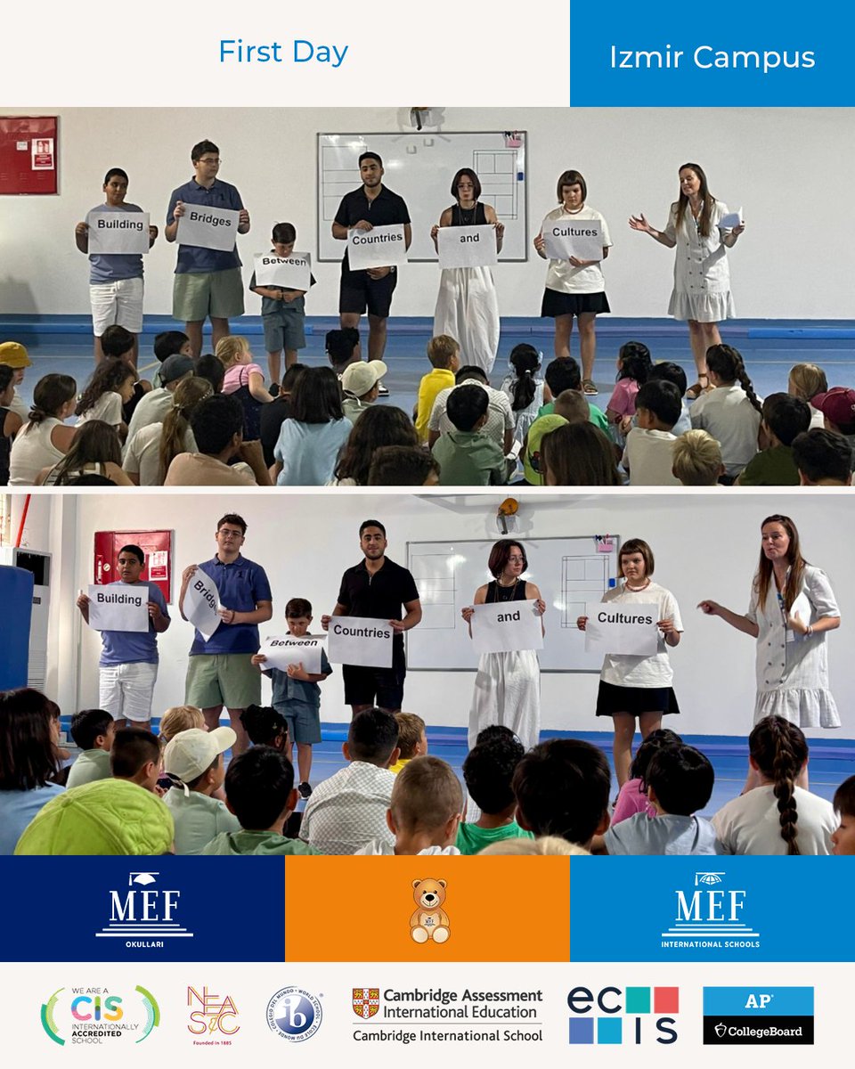 We began the school year with a special assembly at MEF International Schools, Izmir, to welcome our new students and staff. It was a wonderful opportunity for our community to come together and reflect on our school motto of “Building Bridges Between Countries and Cultures.” The