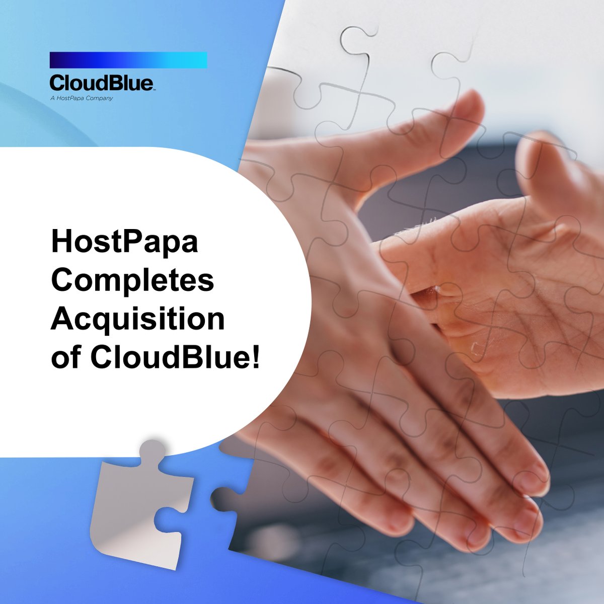 Big news - #CloudBlue has joined #HostPapa! Together, we share a customer-first philosophy. Our extensive portfolio &amp; billing platform powered by HostPapa's proven expertise marks a new era of #CloudInnovation. For more information, click here: ow.ly/4vgb50WLt9z