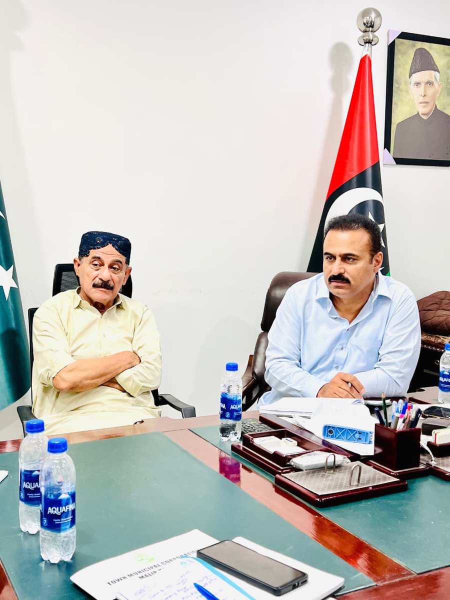 SaleemBalochMPA's tweet photo. Today, I chaired an important meeting on water supply & sewerage issues in District Malir, particularly PS-89.

Chairman TMC Malir Jan Muhammad Baloch, Municipal Commissioner Agha Sameer Khan Durrani, SEs, XENs and other concerned officers participated.

We discussed a comprehensive strategy to improve water distribution & resolve drainage challenges. I have directed all departments to accelerate practical measures for immediate relief & sustainable solutions for the people of Malir.