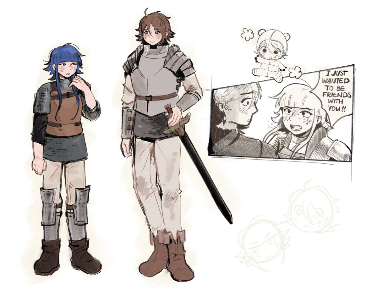 hasemura dungeon meshi crossover…..for vivi 😁😁 #hasemura