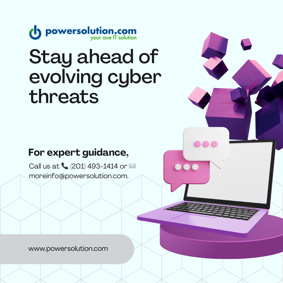 _powersolution_'s tweet image. Cyber threats are evolving fast—and 2026 will be no exception. At hubs.ly/Q03Dp1vq0, we help businesses stay one step ahead with proactive protection, smart solutions, and a team that’s always watching your back.
For expert guidance, call us at 📞 (201) 493-1414
#tech