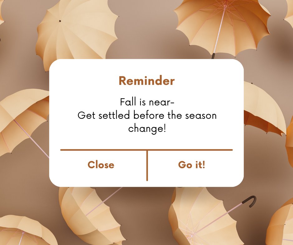 CarmelCanyon24's tweet image. Planning your move? Don’t wait! Secure your spot now for a smooth fall transition. 🏡✨ Contact us today! #MoveInReady #FallMove