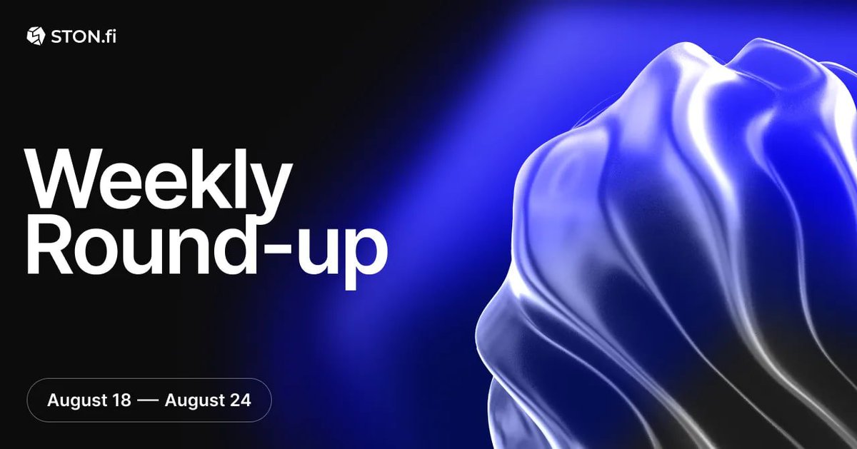 🗿 Weekly Round-Up

Stonfiers! Another incredible week in TON DeFi is behind us — and what a week it's been! 

We've celebrated amazing ambassador achievements, opened exciting career opportunities, launched rewarding contests, and kept the farming rewards flowing.