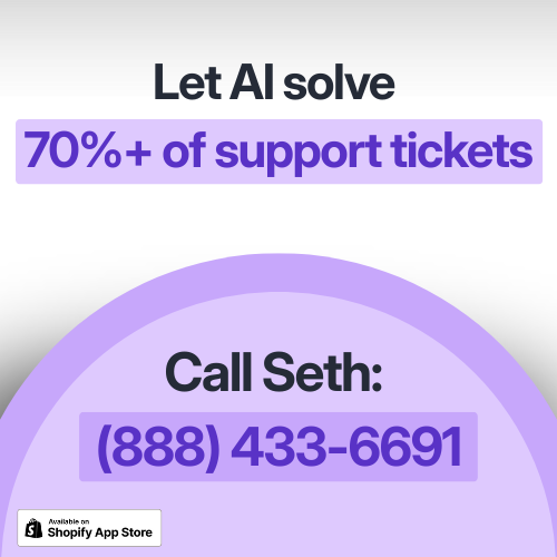 Shopify stores: let an AI rep handle 70%+ of support calls (order status, returns, FAQs).

Call the live demo: (888) 433-6691

Also on the Shopify App Store.