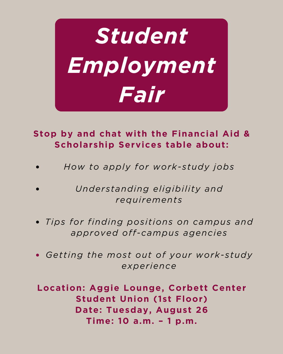 NMSU Financial Aid & Scholarship Services tweet media