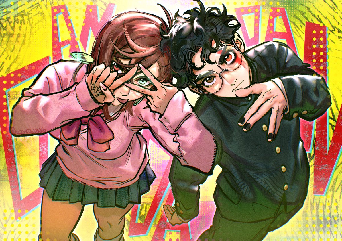 iara_png's tweet photo. Momo 👻 and Okarun 👽fanart from #Dandadan #AnimeArt https://t.co/3OtEvsiDMv