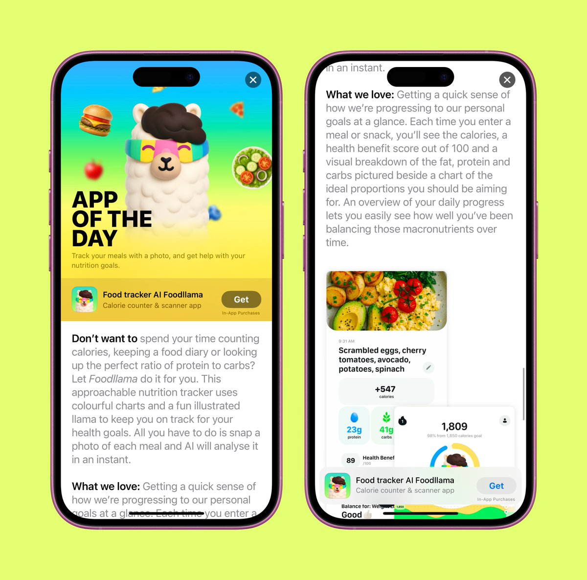 Foodllama is App of the Day in 50+ countries today. For the first time. Thank you <a href="/AppStore/">App Store</a> 😌
See more at apps.apple.com/story/id182588… #OnTheAppStore