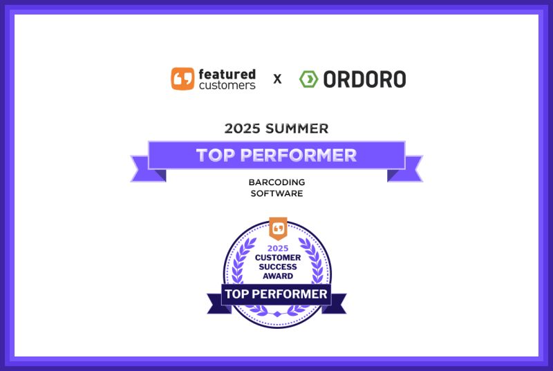 We’re proud to be named a Top Performer in the Summer 2025 Barcoding Software Customer Success Report.

This recognition means a lot because it comes from what matters most: our customers' success. We built Ordoro to help businesses move faster, work smarter, and grow.  Seeing