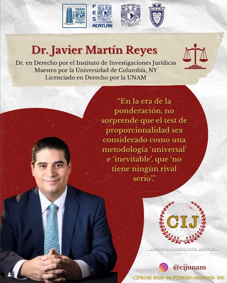 IIJUNAM's tweet photo. ¡No te pierdas el Congreso Internacional Jurídico - UNAM 2025!

Regístrate y participa 📲 https://t.co/6f8yCzVYhK
🗓 Del 27 al 29 de agosto
⌚️9:30 a 19:00 hrs https://t.co/JlkZq22Duq