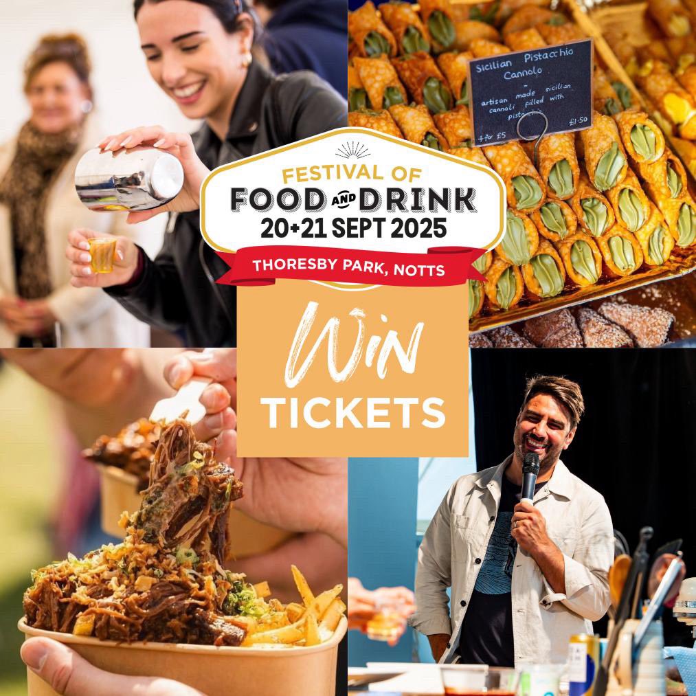 WIN!! 2 tickets to Festival of Food and Drink in #Nottingham on 20-21st September #Win #Competition #JeremysFoodTour 

Visit my Instagram to enter!

instagram.com/jeremys_food_t…