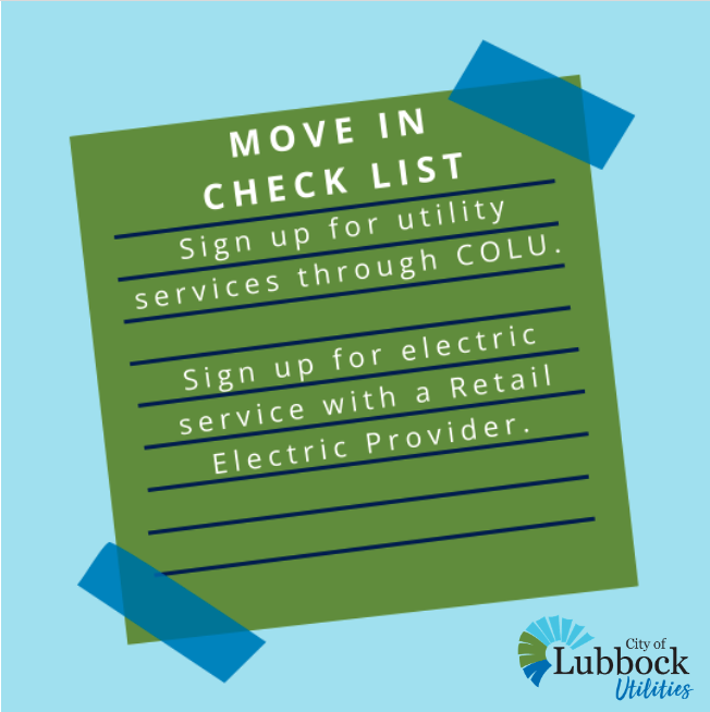 COLUtilities's tweet image. Welcome back @TexasTech students! Don’t forget to register for utility service to ensure your home is ready for the school year. Remember, you’ll need to set up electric service through an approved Retail Electric Provider. 
bit.ly/40LTC4O
