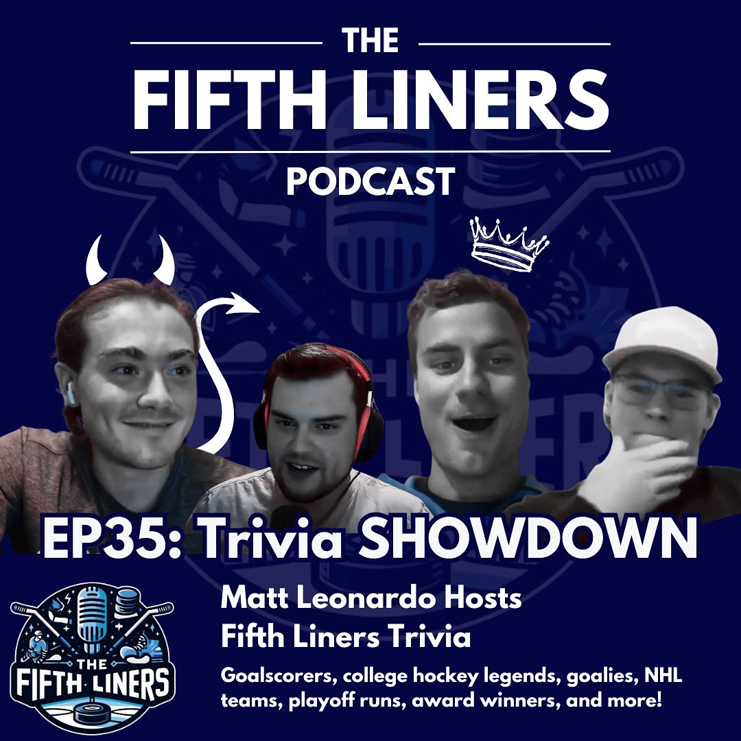 TRIVIA SHOWDOWN

Matt Leonardo hosts the first Fifth Liners Trivia contest testing the team’s NHL knowledge #The5thLiners ⬇️

🎥 youtu.be/zt3TZnbAArw?si…