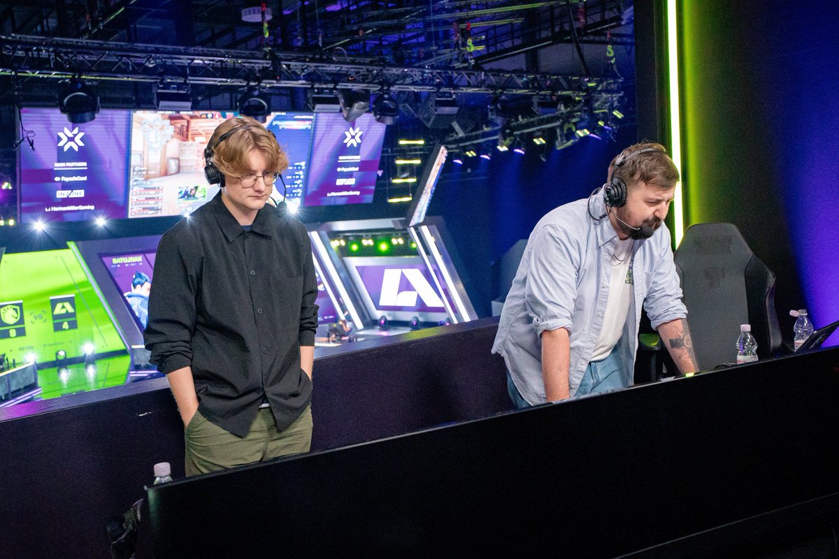HazzaJC_'s tweet photo. Our stint on #VCTEMEA this year comes to an end.

It’s been a dream since watching these teams from the sofa at uni to one day be casting them, and I think we did it justice.

Getting the opportunity to work from the arena for weeks honing our craft among some of the best has massively helped us improve.

There’s still a long way to go but I’ve enjoyed the journey so far and can’t wait for the next chance I get to be back on the mic in Berlin.

Until then it’s a massive thank you from me, I feel very grateful to have had this chance 💚
