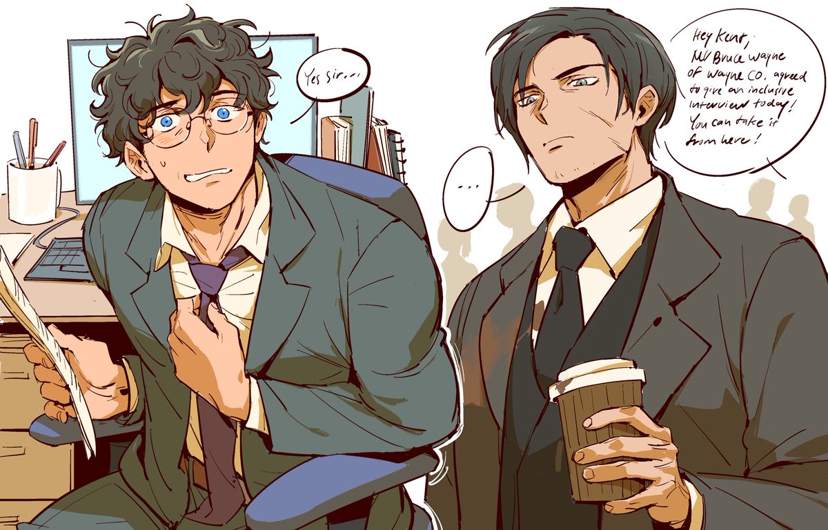 aku_lin17310's tweet image. and then this happens… #superbat #ClarkKent #Brucewayne