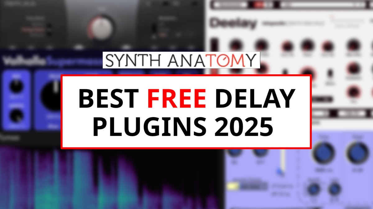 synthanatomy's tweet image. Best FREE delay plugins for macOS, and Windows (2025): synthanatomy.com/2025/08/best-f… 
#plugins #plugin #audioplugins #vstplugin #vstplugins #musicproduction #musicproducer #synthanatomy