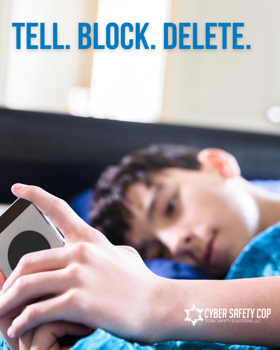 📣 Important Alert: Unsolicited texts and phone calls are a common issue for many kids today.

Instead of feeling scared, let's empower our kids to be prepared for these situations. Remember three simple steps: TELL, BLOCK, DELETE!

But let's not just talk about it; let's put it