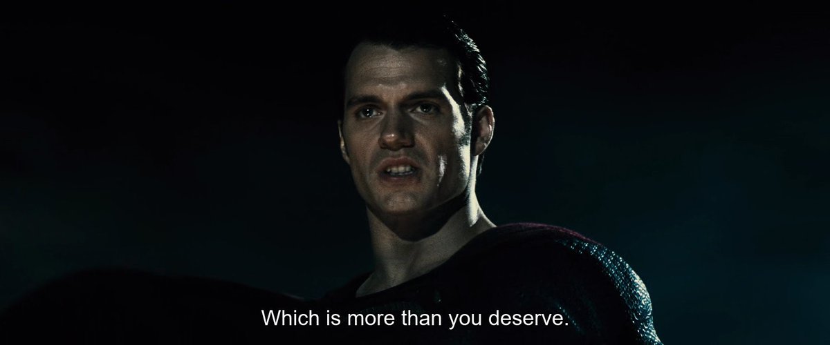 Well, Superman wouldn’t do that