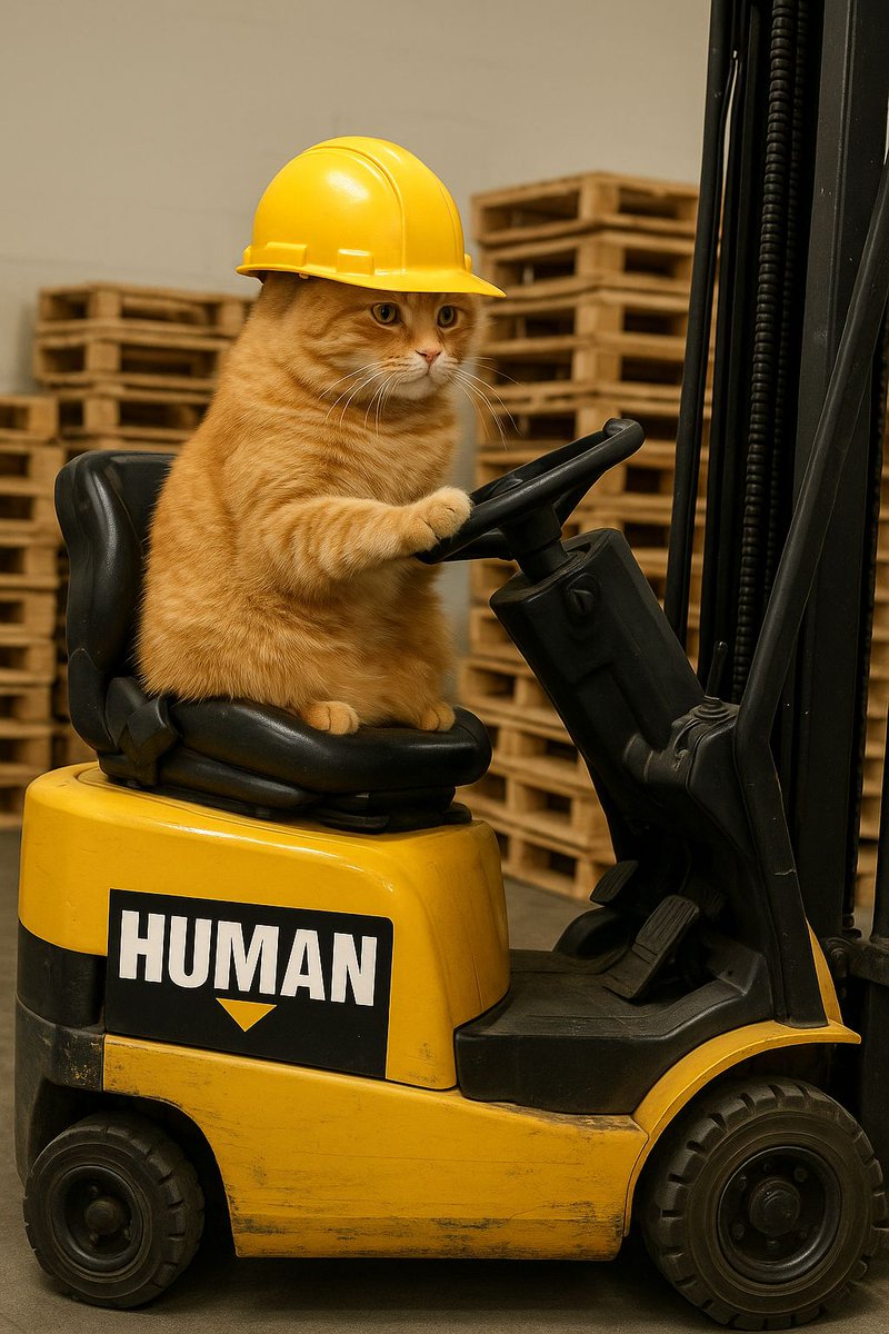 Equipment_Tutor's tweet image. Even he got certified, and he has 9 lives! 

Master the machine today! 

#forklift #masterthemachine #getcertified #worksafe