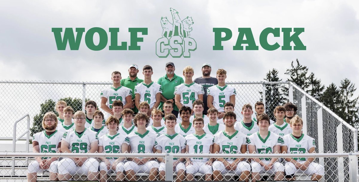 CSPfootball's tweet photo. Your 2025 Varsity and JV Wolfpack! https://t.co/ezXJoNmpbP