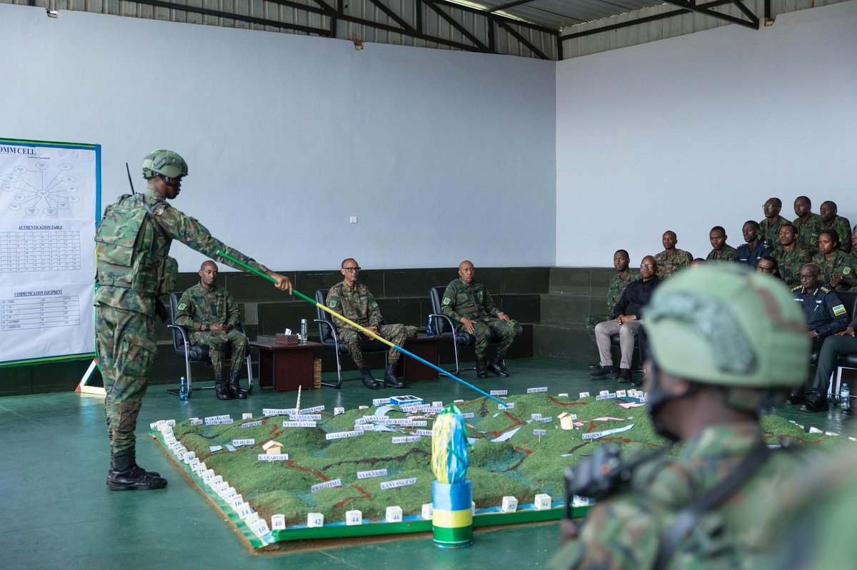 PHOTOS: President #Kagame, Commander-in-Chief of the Rwanda Defence Force, on Monday addressed more than 6,000 officers and personnel from the RDF, RNP, and RCS at Gabiro Combat Training Center, as they concluded their military career courses.