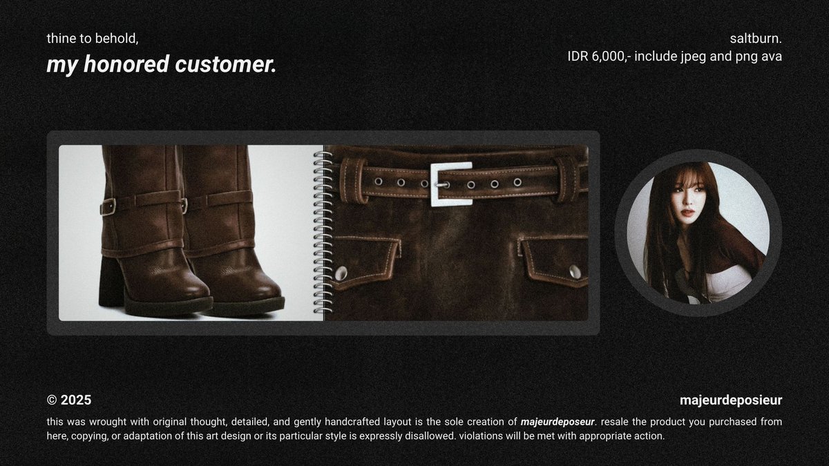 majeurdeposeur's tweet image. help repost or rt? many thanks.

introducing; wendy layout have arrived and taken command of the showcase. make them your own and let these pieces of art command the attention they deserve.

#zonauang