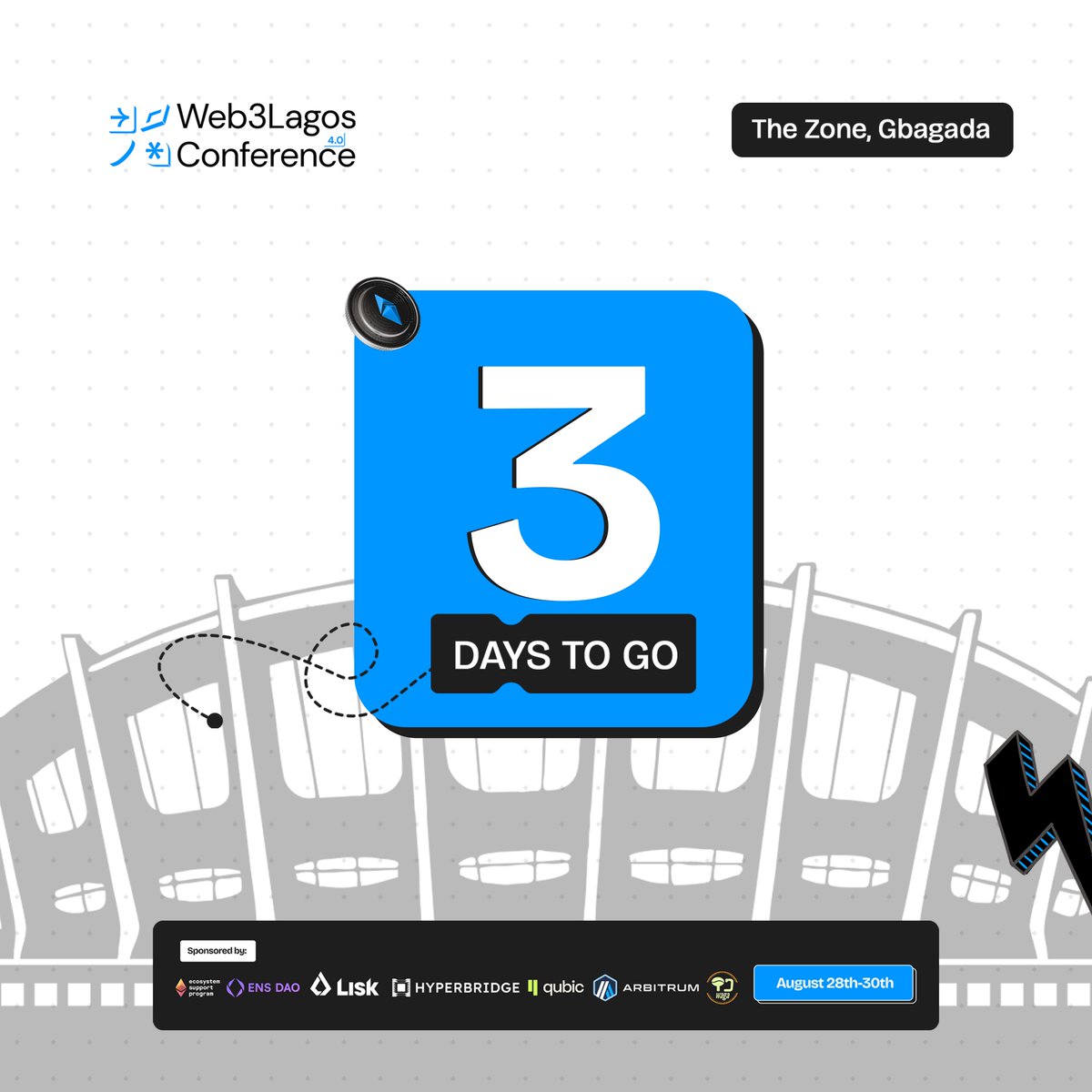 ✨ It’s almost here! ✨
#W3LC2025 is just 3 days away. The biggest Web3 gathering in Africa is set to begin, are you ready to connect, build, and unlock opportunities? 🚀
#W3LC2025 #web3lagoscon