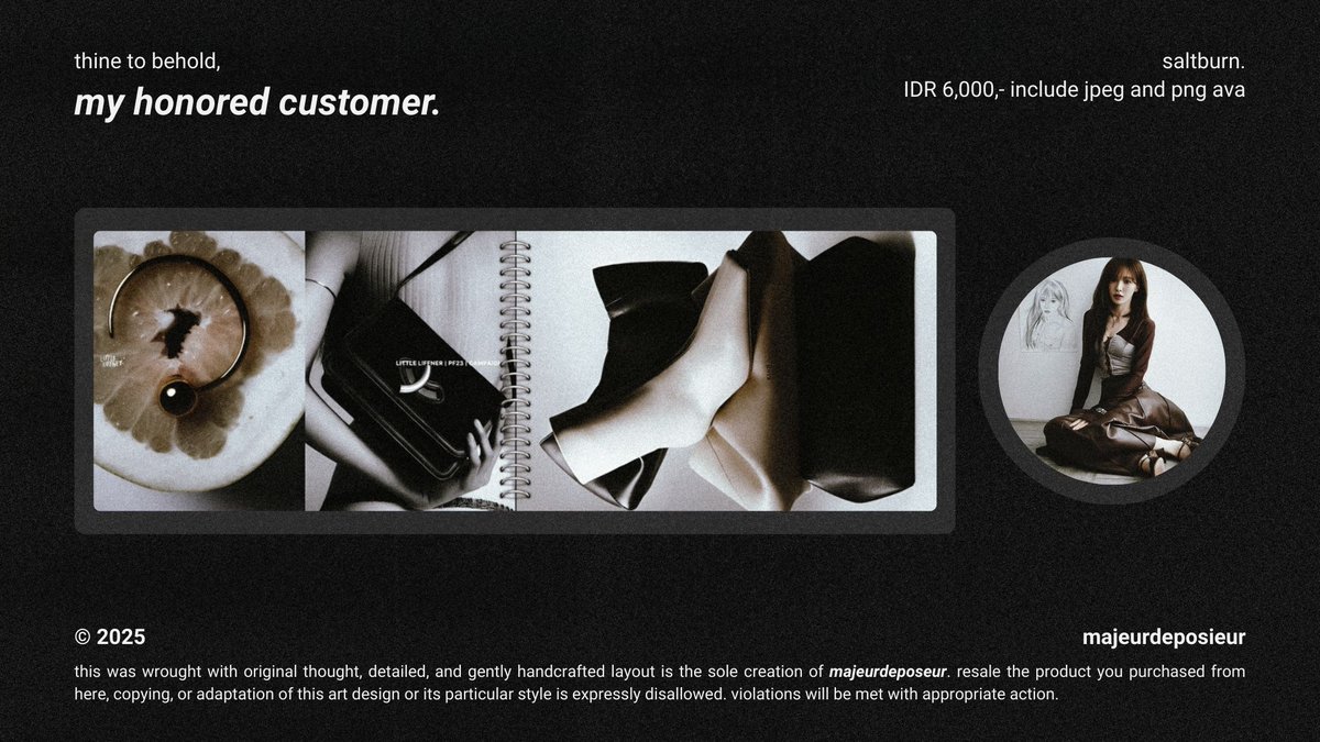 majeurdeposeur's tweet image. help repost or rt? many thanks.

introducing; wendy layout have arrived and taken command of the showcase. make them your own and let these pieces of art command the attention they deserve.

#zonauang