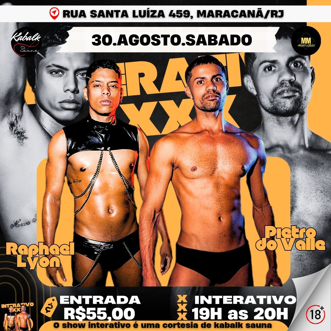 SORTEIO FOTO OFICIAL 🔥
Concorra a uma entrada grátis no evento de sábado 30/08/2025.
Regras:
1- Retweetar essa foto 
2- Curtir a Imagem
3- Seguir o perfil 
<a href="/Kabalksauna69/">Kabalksauna</a>

Resultado do sorteio a partir de 14h de sábado.