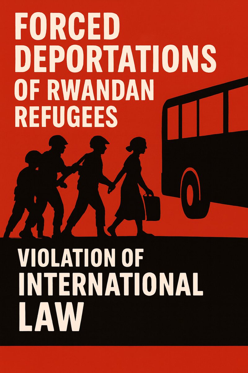 🔴These are not “voluntary returns” but forced deportations. What happened today at the Grande Barrière is in direct violation of:
▪️The Tripartite Agreement (Rwanda–DRC–UNHCR),
▪️The Washington Peace Framework (Rwanda–DRC–USA),
▪️And international humanitarian law prohibiting