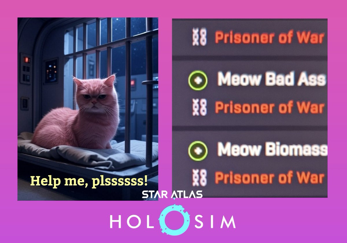Aneko GameFi (@anekogamefi) on Twitter photo Whatttttt????
Help me, pleaseeeeeee ๐ญ
#PrisonerOfWar
<a href="/staratlas/">Star Atlas (Summer) ๐โ๏ธ๐ด</a>
#HolosimStarAtlas
<a href="/at_mwagner/">SW4GN3R.ink ๐โ๏ธ๐ด</a> <a href="/noisesang/">noisech.ink | TH James.ink ๐น๐ญ ๐โ๏ธ๐ด</a> Whatttttt????
Help me, pleaseeeeeee ๐ญ
#PrisonerOfWar
<a href="/staratlas/">Star Atlas (Summer) ๐โ๏ธ๐ด</a>
#HolosimStarAtlas
<a href="/at_mwagner/">SW4GN3R.ink ๐โ๏ธ๐ด</a> <a href="/noisesang/">noisech.ink | TH James.ink ๐น๐ญ ๐โ๏ธ๐ด</a>