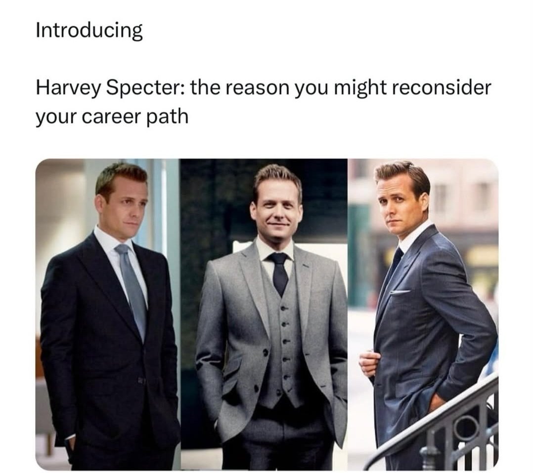 Ayush_Rajput17's tweet image. Why this is true 😭❤️
I also wanted to become Harvey Spector after watching Suits 💀
Bro was simple unbeatable ✍️
#Suits