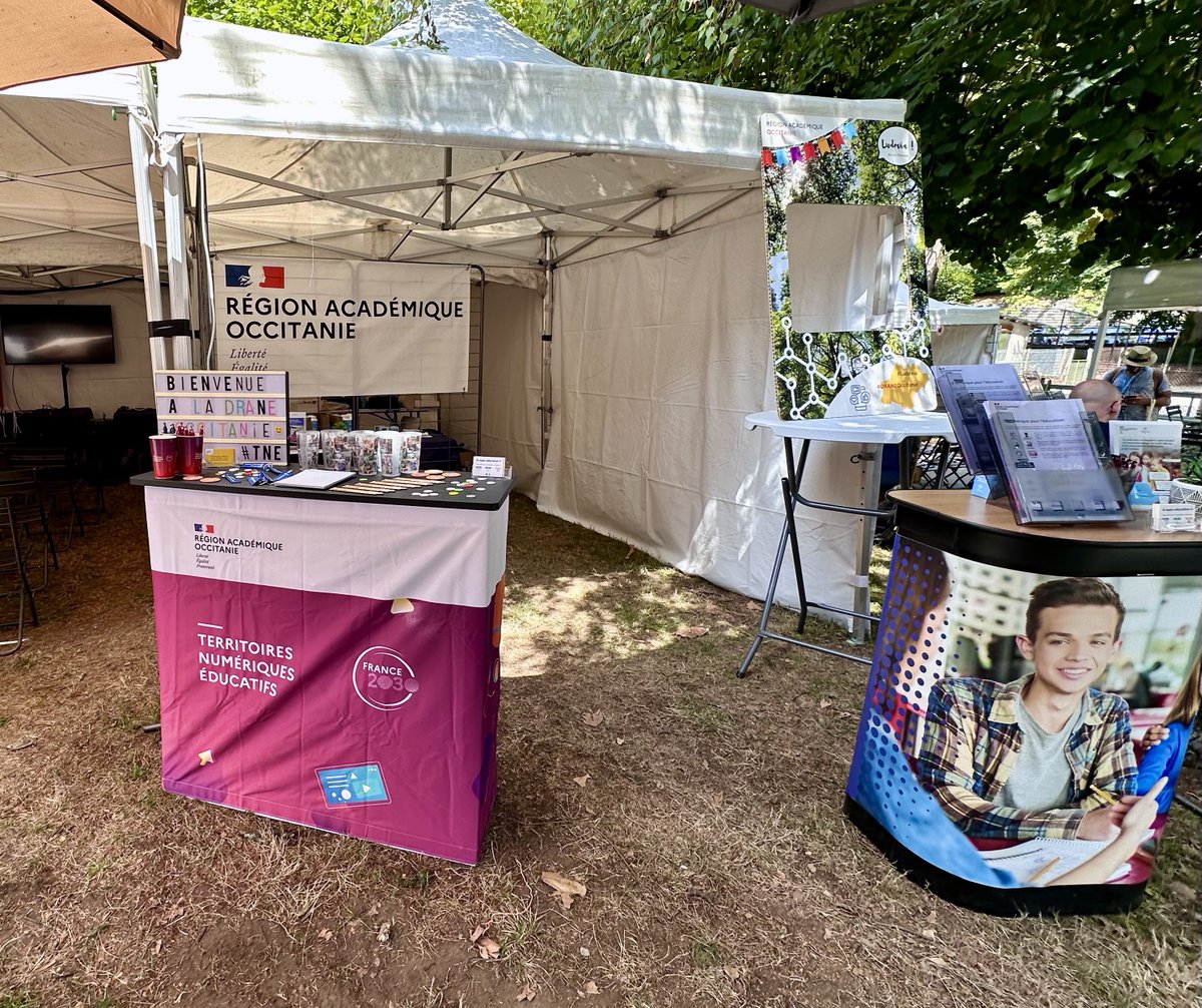 📍Retrouvez nous sur le stand de la Région académique Occitanie à l’entrée du parc.
📆 Consultez notre programme : edurl.fr/drane-ludovia2…