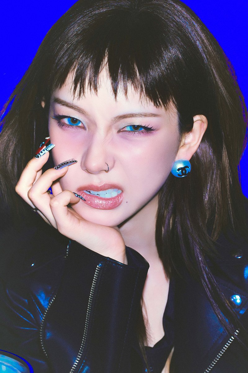 THE BLUE EYES AND NOSE PIERCING???