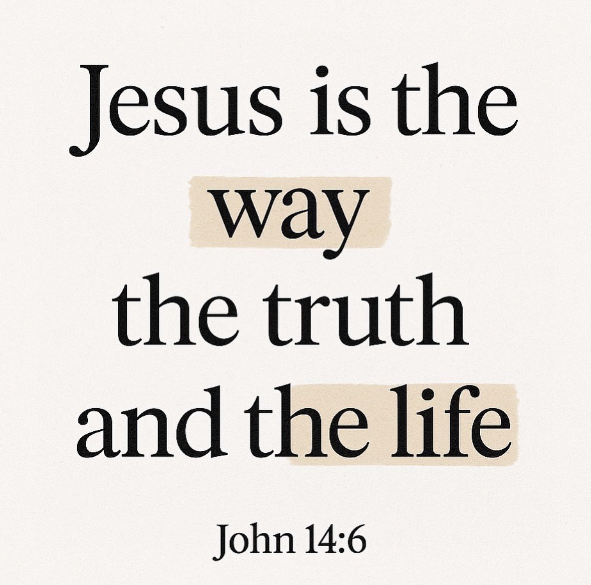 “Jesus is the way, the truth, and the life.” – John 14:6 ✝️🔥

There’s no greater truth than Jesus. He’s the only way to the Father! 🙌

#JesusIsTheWay #John146 #BibleVerse #FaithInJesus #WayTruthLife #JesusSaves #ChristAlone #DailyScripture #GospelTruth