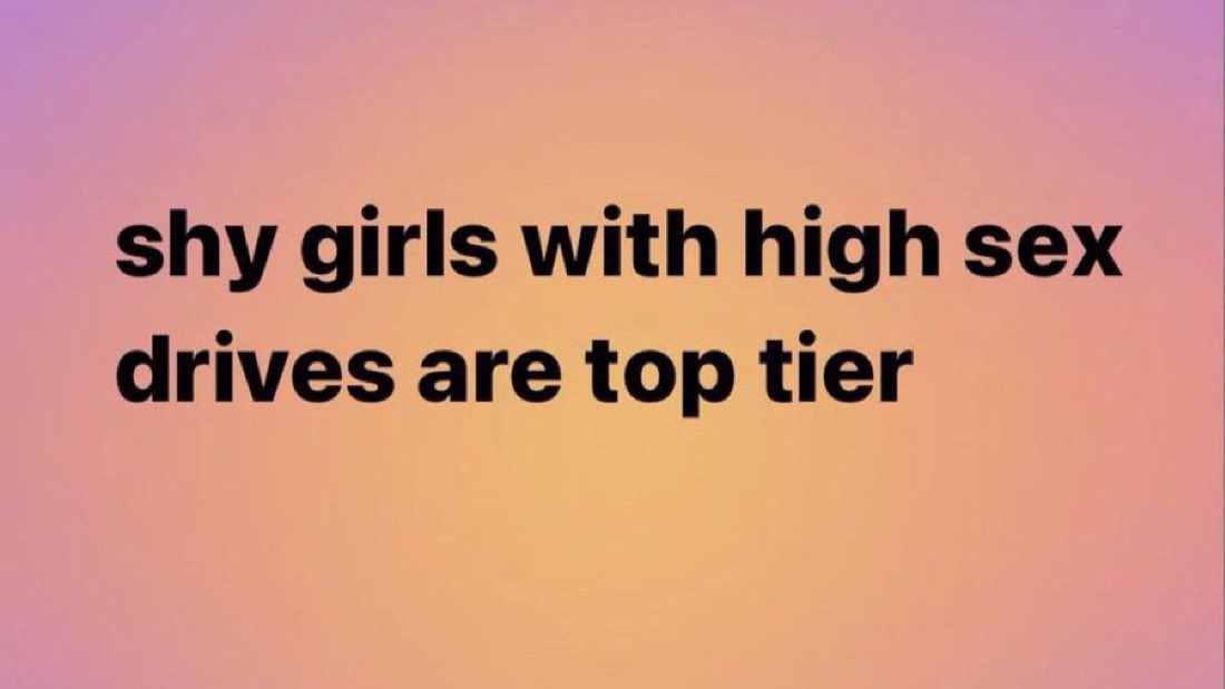 Men do you like women with high sex drive? Be honest 🤔