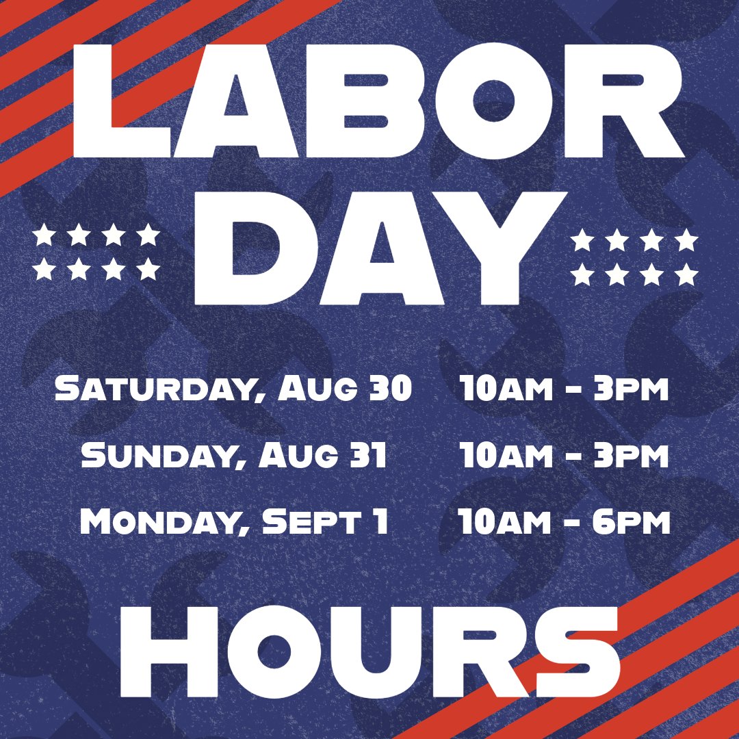 🚨LABOR DAY WEEKEND🚨 Here are the Labor Day hours for the SRC! Regular hours will resume on Tuesday, September 2nd.

#campusrec #campuslife #pittstaterec #OAGAAG #PSU