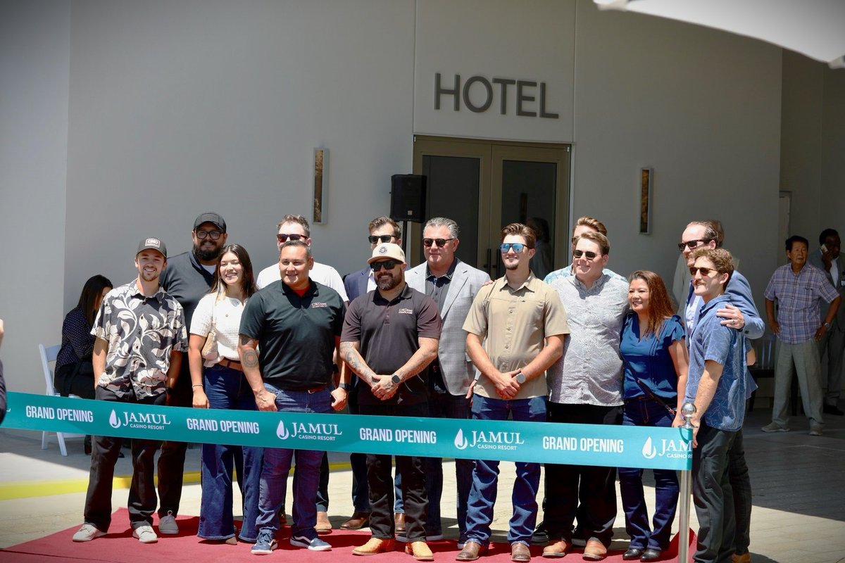 CWDriverCos's tweet image. Thrilled to celebrate the ribbon cutting of the Jamul Casino Resort! A 16-story, 254K SF hotel with 200 rooms, rooftop pool deck, spa, dining, and more—an incredible destination now open. Honored to help bring this vision to life! #CWDriver #Construction