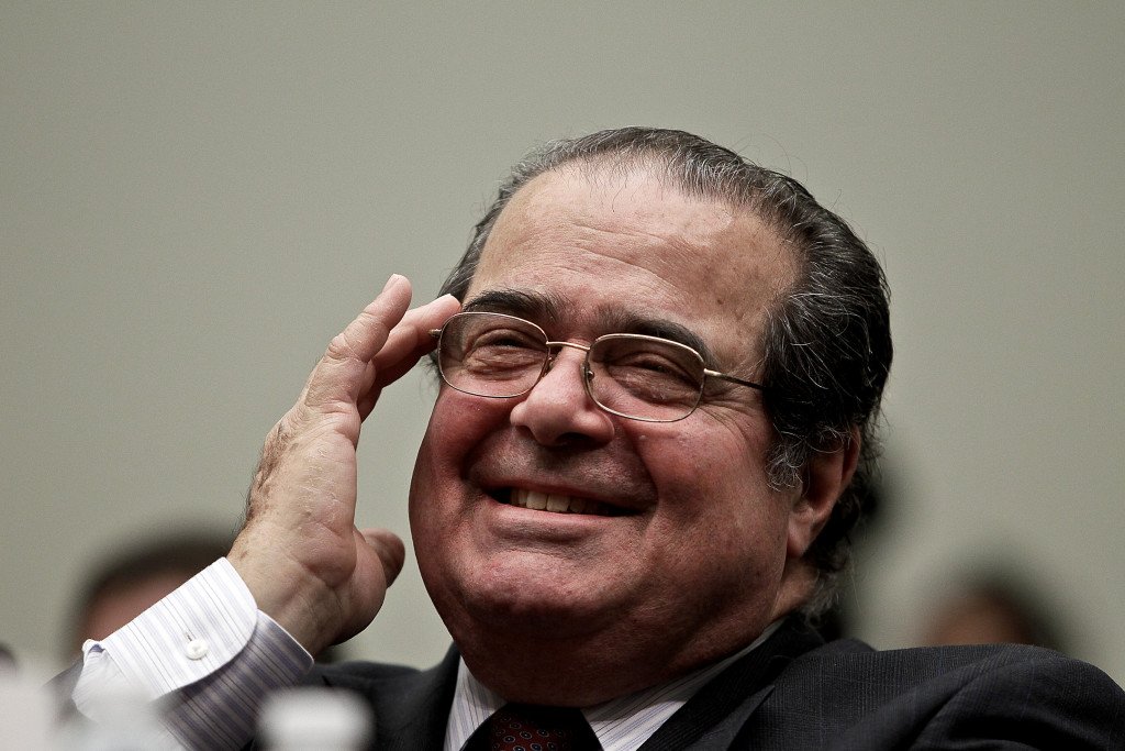 Antonin Scalia, in defense of the right to burn the American flag: "If it were up to me, I would put in jail every sandal-wearing, scruffy-bearded weirdo who burns the American flag. But I am not king."

The arch conservative justice was part of the 5-4 majority decision in Texas