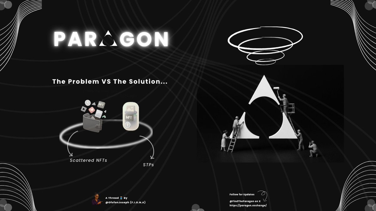 OfofonJoseph's tweet photo. 1/
Your crypto isnโt idle, Itโs underused. What if you could bundle your tokens and NFTs into one single deal you can trade, rent, or option with a click?
Welcome to STPs (Structured Token Products) and the Paragon Exchange era.
@FindTheParagon
#ParagonThreadContest #STP https://t.co/E1Y1BriWPf